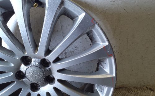 SUBARU LEGACY 2009-2013 FRONT RIGHT WHEEL RIM 18" ALLOY