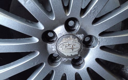 SUBARU LEGACY 2009-2013 FRONT LEFT WHEEL RIM 18" ALLOY